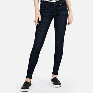 Express Dark Mid Rise Jean Legging | Size 2 | NWT